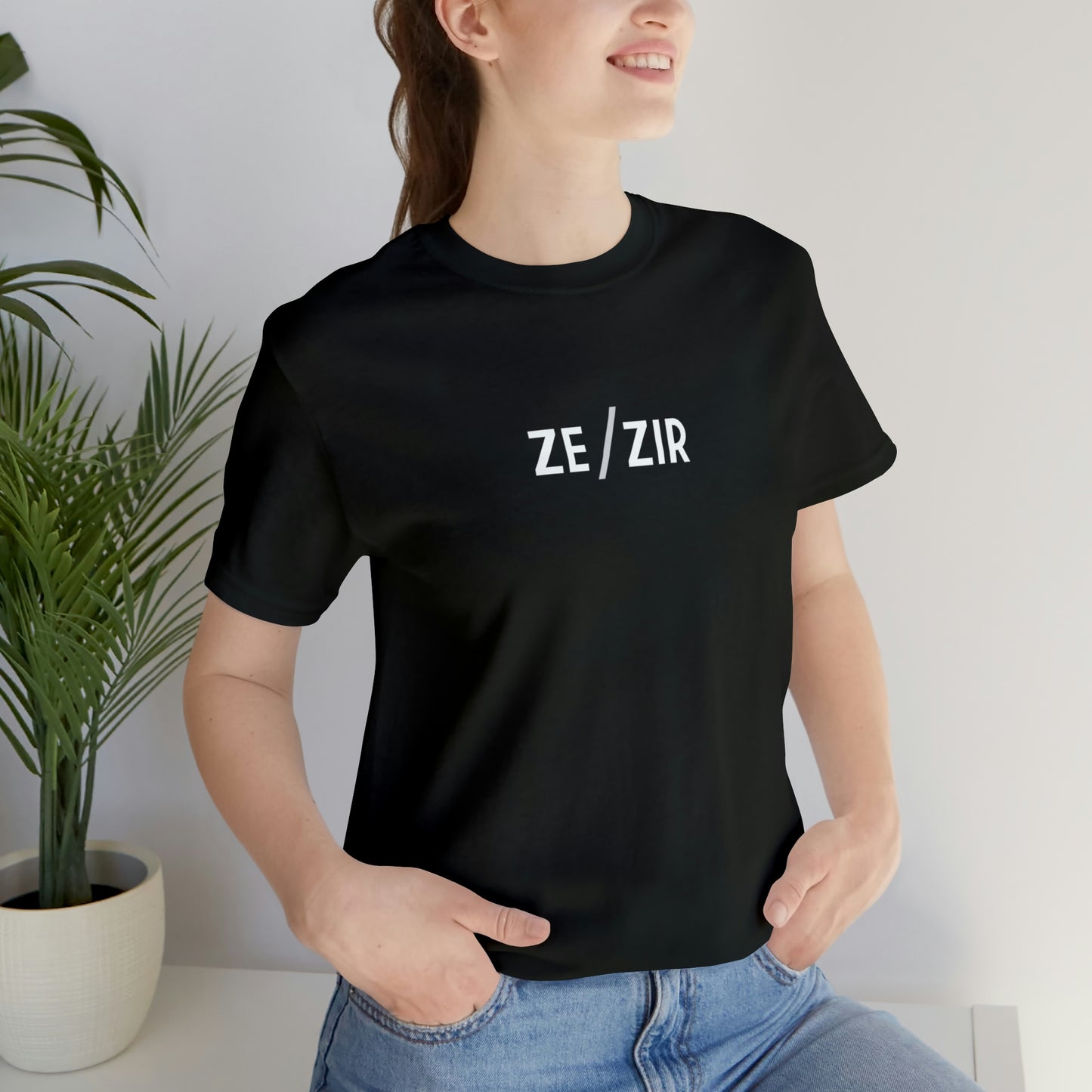 Ze / Zir Unisex Jersey Short Sleeve Tee