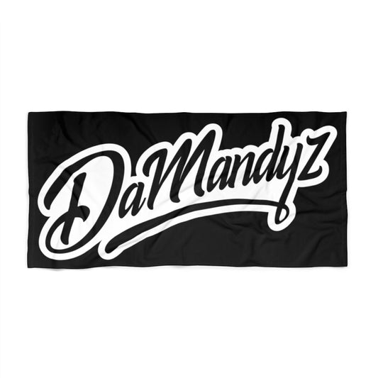 DaMandyz Script Logo Beach Towel