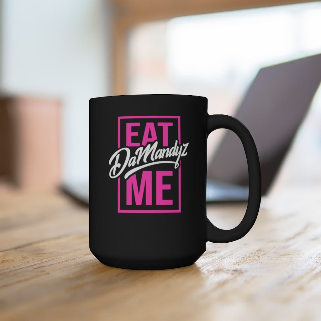 Eat Me Black Mug 15oz