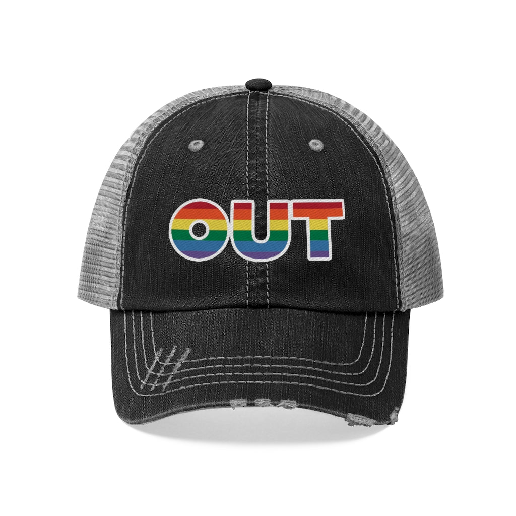 Out Unisex Trucker Hat