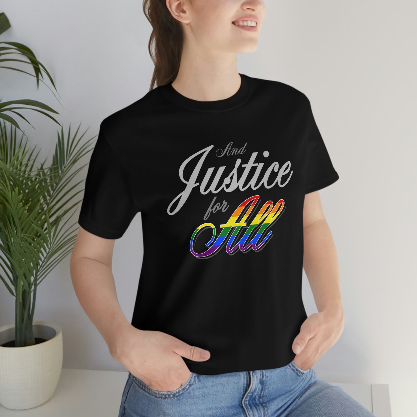 Pride Justice Unisex Jersey Short Sleeve Tee